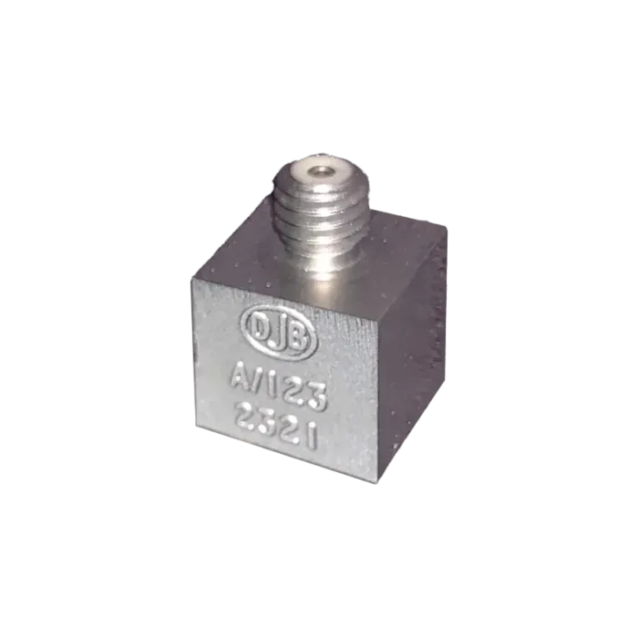 Accelerometer, Single Axis, IEPE, 20-5000g, Cube, Top