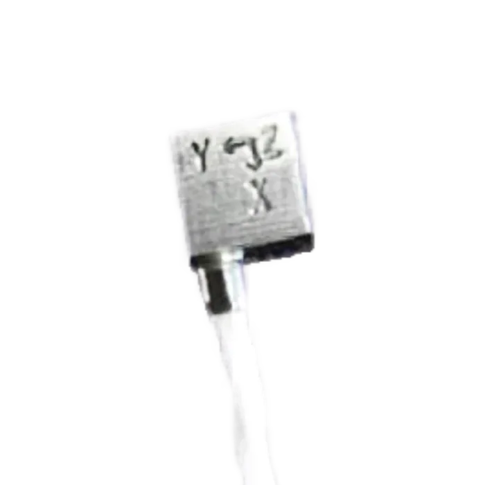 Accelerometer, Triaxial, Charge, 0.4pC/g, Ultra Miniature