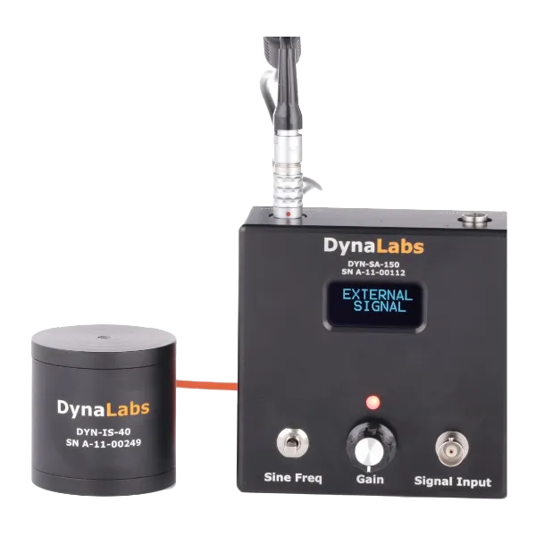 IS-40 with amplifier 40N Inertial vibration shaker with amplifier